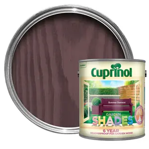 Cuprinol Garden shades Summer damson Matt Multi-surface Exterior Wood paint, 2.5L