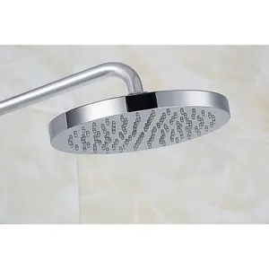 Nes Home Premier Exposed Led Round Thermostatic Mixer Shower Valve Tap Chrome Bathroom