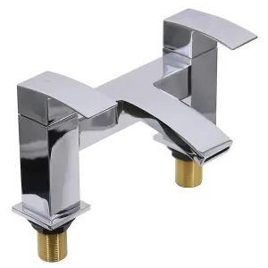 SunDaze Designer Bathroom Tub Faucet Chrome Bath Filler Mixer Tap