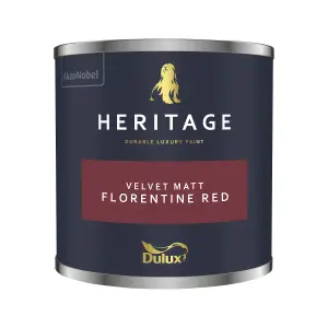 Dulux Heritage Velvet Matt - 125ml Tester Pot - Florentine Red