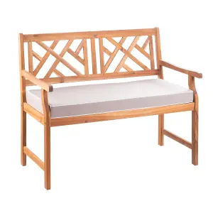 Alfresia Taupe Garden Bench 2 Seater Cushion