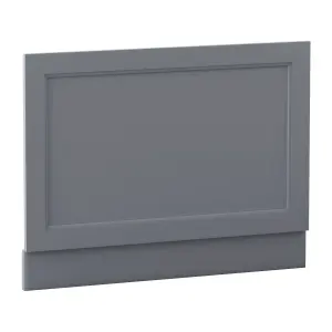 SunDaze Traditional Bathroom 750mm Bath MDF End Panel - Matte Grey