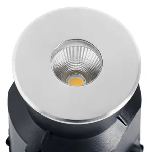 Luminosa Taro LED Recessed Outdoor Ground Light Matt Nickel IP67