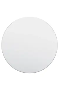 MirrorOutlet All Glass Bevelled Frameless Modern Design Round Mirror 110 x 110CM