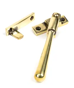 From The Anvil Aged Brass Night-Vent Locking Newbury Fastener