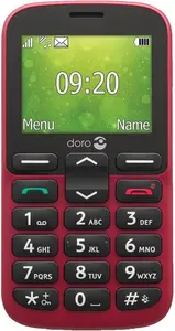 SIM Free Doro 1380 Mobile Phone - Red