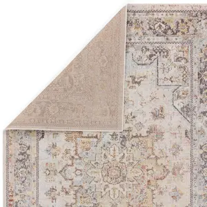 Traditional Persian Bordered Abstract Floral Easy to clean Rug for Dining Room-200cm X 290cm