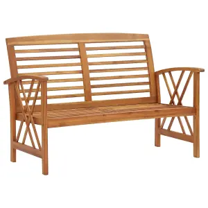 Berkfield Garden Bench 119 cm Solid Acacia Wood