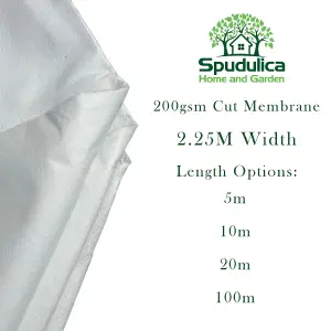 Spudulica 2.25x10m Cut 200gsm Non Woven Membrane - Higher loading projects & Drainage Layer