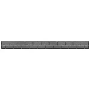 EZ Border 9cm Ultra Curve Bricks - Grey