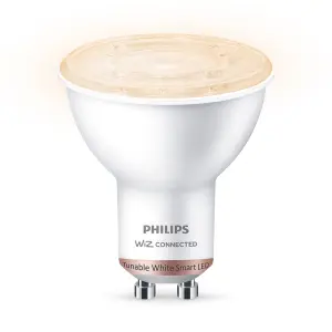 Philips WiZ GU10 50W LED Cool white & warm white Reflector Dimmable Light bulb