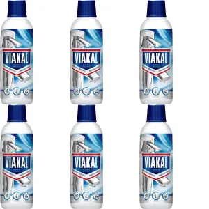 Viakal Limescale Cleaning Liquid, 500 ml (Pack of 6)