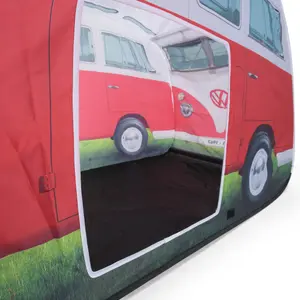 Volkswagen Red Camper van Pop up 3-man Tent