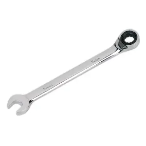 Sealey Reversible Ratchet Combination Spanner Chrome Vanadium Steel 10mm RRCW10