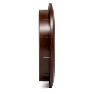 Brown Mini Round Air Vent Grille 80mm with Flange and Fly Screen Ventilation Cover