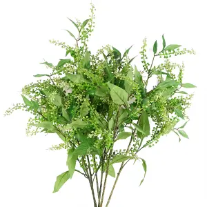 85cm Artificial Green Foliage Spray