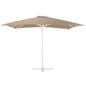 Cantilever Parasol 2.5 x 2.5 m Sand Beige MONZA