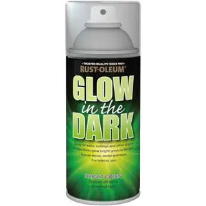 Rust-Oleum Glow in the dark Green Matt Multi-surface Spray paint, 150ml