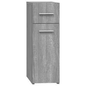 Berkfield Apothecary Cabinet Grey Sonoma 20x45.5x60 cm Engineered Wood