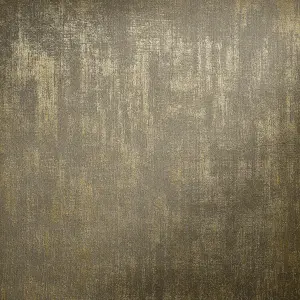 Galerie Universe Umber Brown Mercury Metallic Plain Texture Wallpaper Roll