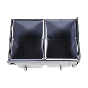 40L Integrated Pull Out Kitchen Waste Bin Under Counter Trash Can