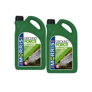 MORRIS Ground Force Chainsaw Chain Oil Guide Bar Blade Oil 2x5L