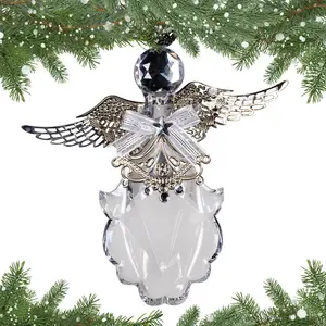 Acrylic Angel With Wing Hanging Figurine Ornament