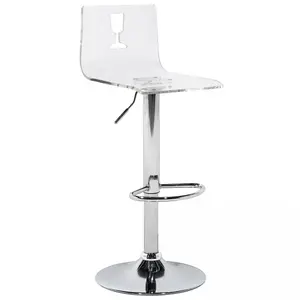 Beliani Modern Bar Chair BUSAN Swivel White