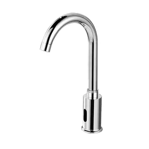 Nes Home Kitchen Sink Mixer Tap Basin Chrome Faucet Automatic Touchless Infrared Sensor