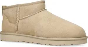 UGG Suede Classic Ultra Mini Boots - Beige - 11 US