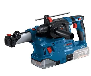 Bosch GBH 18V-22 SDS + Brushless Cordless Rotary Hammer + Dust Extractor + LBOXX