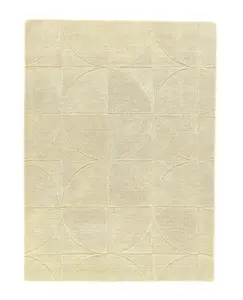 Geometric Wool Handmade , Luxurious , Modern Optical/ (3D) Rug For Living Room and Bedroom-200cm X 290cm