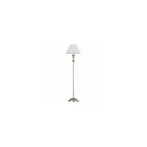 Luminosa Firenze 1 Light Floor Lamp Gold, Ivory, E27