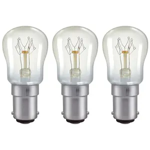 Crompton Lamps 25W Pygmy B15 Dimmable Warm White Clear (3 Pack)