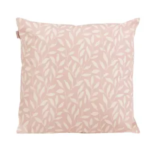 Rose Blush Cotton Leaf Indoor Outdoor Garden Furniture Chair Sofa Bench Cushion