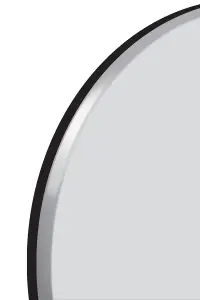 MirrorOutlet All Glass Bevelled Classic Round Mirror 120 x 120CM