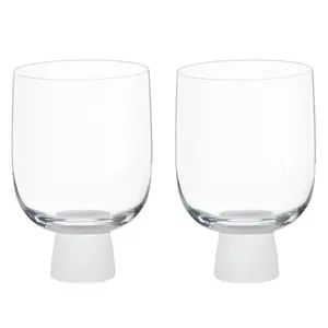 Oslo DOF Tumblers (Set of 2) Clear/Frost