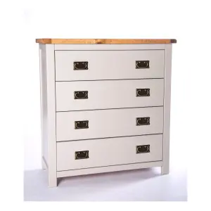 Argenta 4 Drawer Chest of Drawers Bras Drop Handle