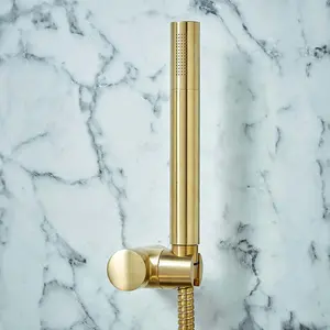 UK Home Living Avalon Core Bath Shower Mixer Brushed Brass