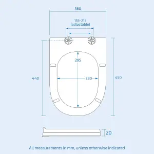 Nes Home White Oval Shape Modern Quick Release Soft Close Toilet Seat