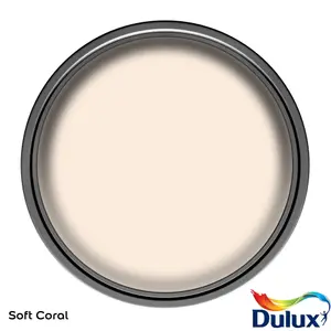 Dulux Light + Space Soft Coral Matt Wall paint, 2.5L