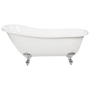 Freestanding Bath 1530 x 770 mm White CAYMAN