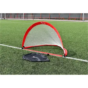 180 x 110cm Pop Up Weighted Football Training Goal / Net - Portable Side Game