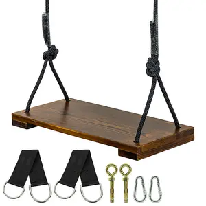 Woodside Wooden Garden Rope Swing