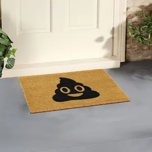 Poo Emoji doormat - Regular 60x40cm