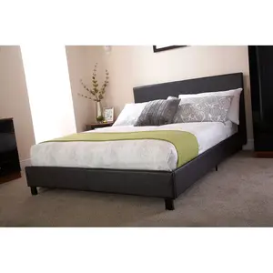 Morgana Upholstered Bed Frame Black / Double (4'6)