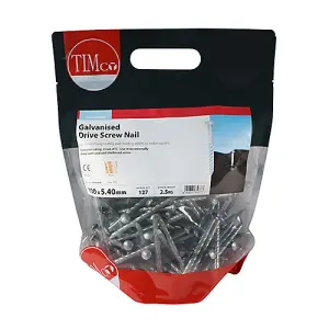 Timco - Drive Screws - Galvanised (Size 100 x 5.40 - 2.5 Kilograms)