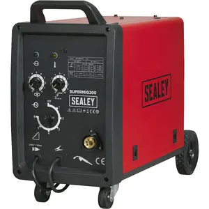 High-Performance 200A MIG Welder with Forced Air Cooling and Euro Torch