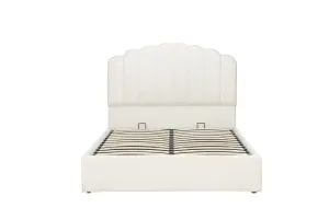 Birlea Monaco King Ottoman Bed White