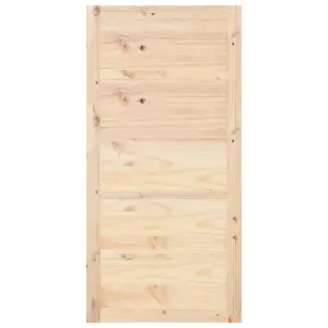 Berkfield Barn Door 100x1.8x204.5 cm Solid Wood Pine